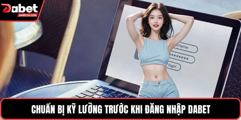 Chuẩn bị kỹ lưỡng trước khi đăng nhập DABET